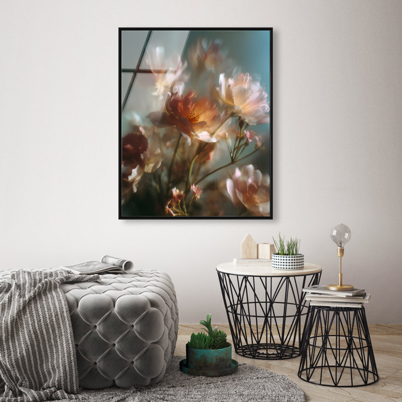 Mystic Meadow Print, 31"H x 25"W, Black Floater Frame