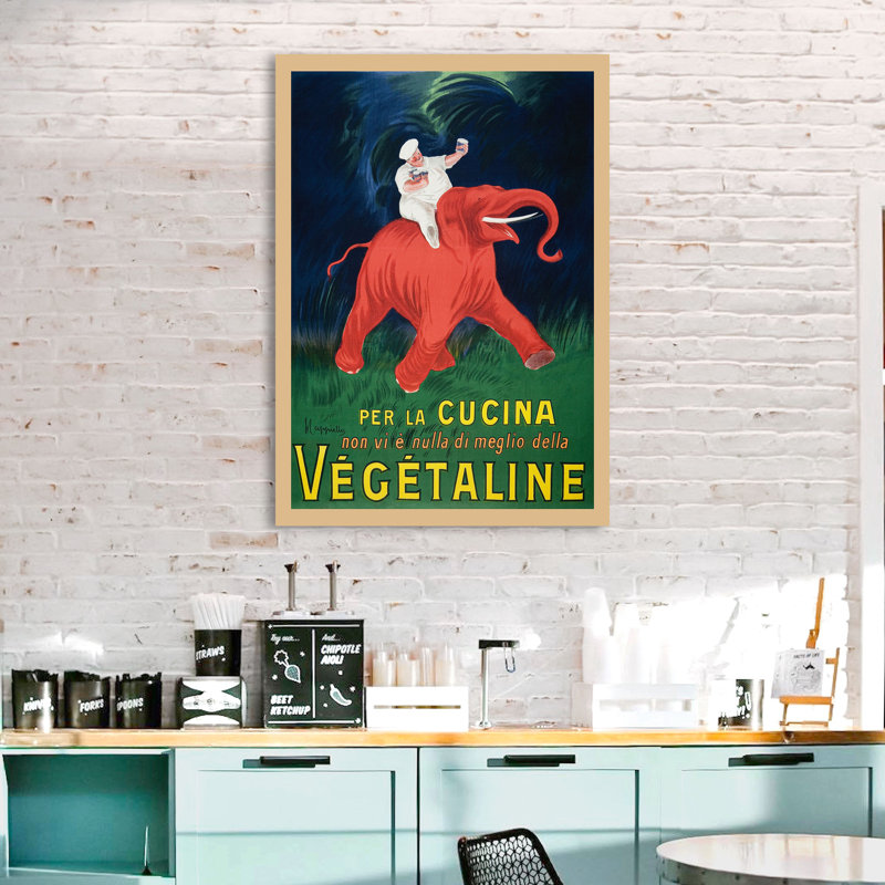 Végétaline 1 Piece Wrapped Canvas Wall Art, 70cm H x 50cm W x 4cm D