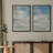 Clouds In Blue Sky Nature Landscape Framed On Canvas 2 Pieces Print-91068949-91068947