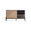 Buffet rétro en bois massif brun