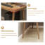 Brown L-Shaped Solid Wood Desks-108124609