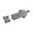Black Slide Bolt Door Latch 3.75 in Gate Latch