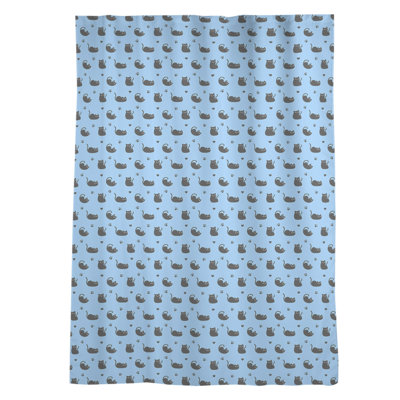 Avicia Sateen Sheer Curtain Single Panel