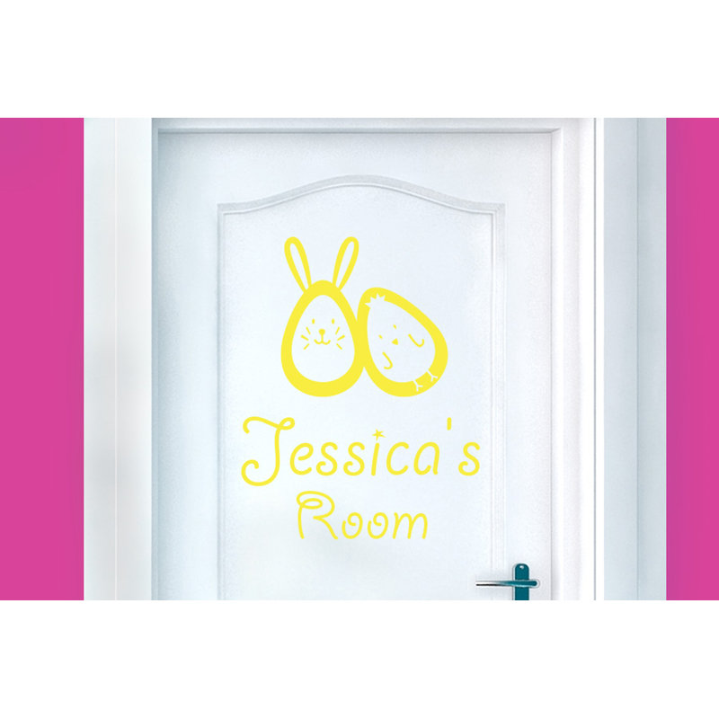 Animals Wall Decal, Bright Yellow