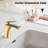 Single Handle Single Hole Bathroom Faucet With Drain Assembly-119623793
