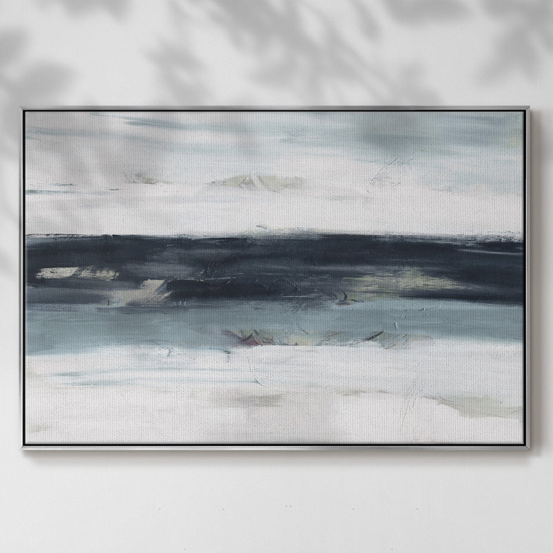 «Above Us», reproduction d'art sur toile, H 25 po x l 37 po x P 2 po, Argent
