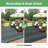 Shimeek Striped Outdoor Area Rug, Waterproof Plastic Outdoor Mat, Black&Grey,Rectangle 9' x 12'-1921612193-1923583858