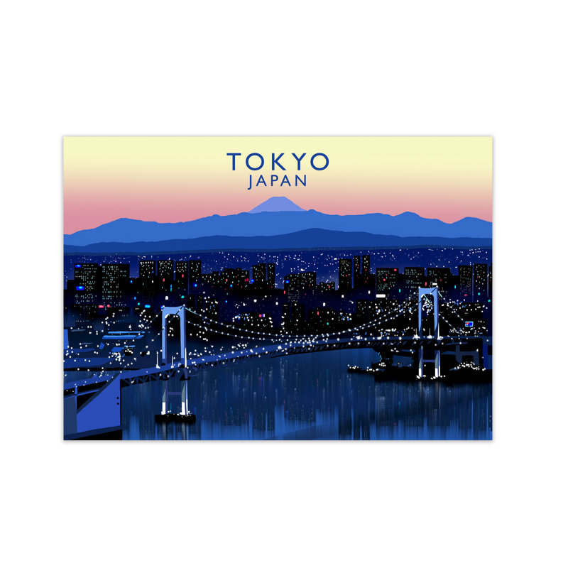Tokyo Japan by Richard O'Neill - Print, 42cm H x 59.4cm W x 3cm D, Unframed