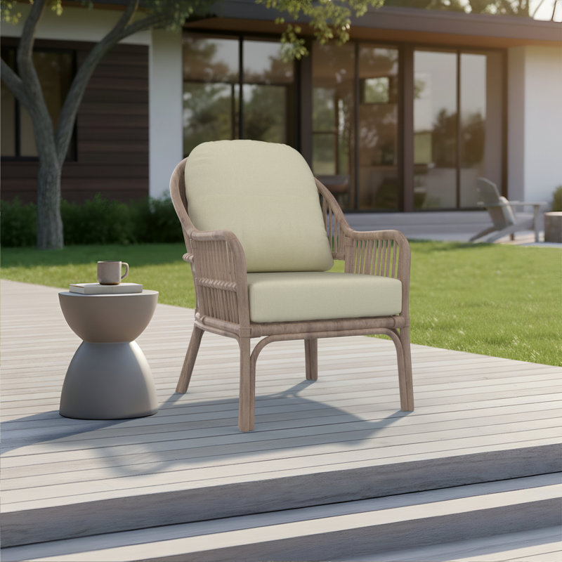 Outdoor Sunbrella® Seat/Back Cushion, Canvas Canvas Sunbrella® Canvas