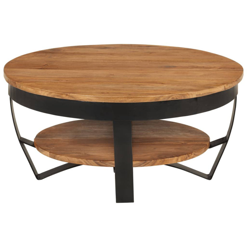 Pinesdale Cross Legs Coffee Table, Honey Brown