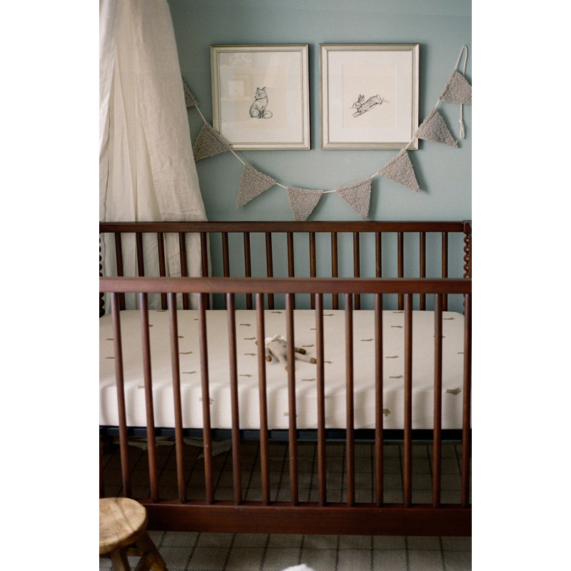 Oilo Studio - Drap-housse pour lit de bébé biologique en jersey d'ours ultra doux et respirant