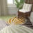 Kelton Authentic Hand-Tufted Handmade Chocolate Brown, Sage Green, Golden Ochre, Taupe & Cream Modern Stylized Leaf Wool Area Rug-24416059