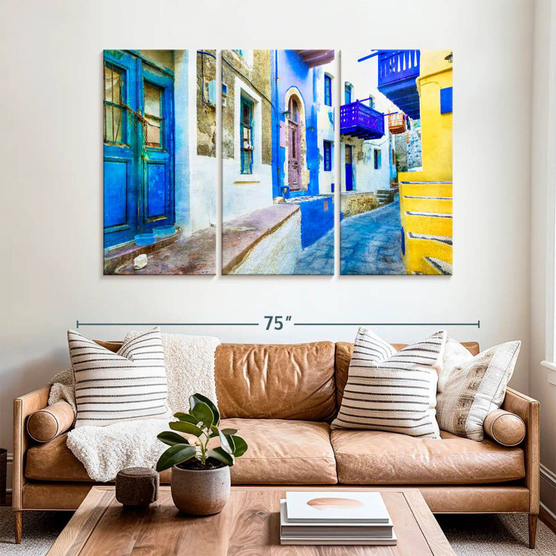 Sirci Nisyros, ruelle résidentielle, H 28 po x l 45 po