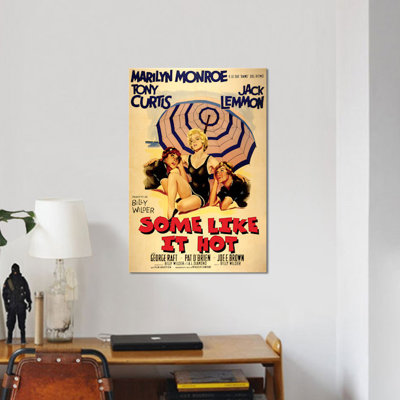 " Some Like It Hot Film Poster (Italian Market) " by Radio Days