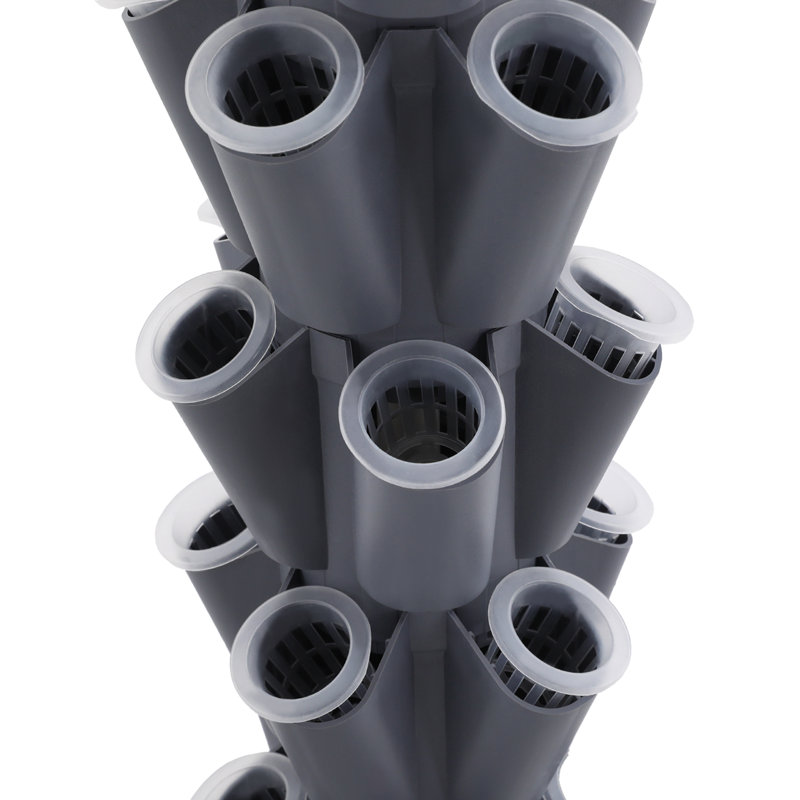 Ensemble de culture hydroponique 12 couches 60 trous, Gris