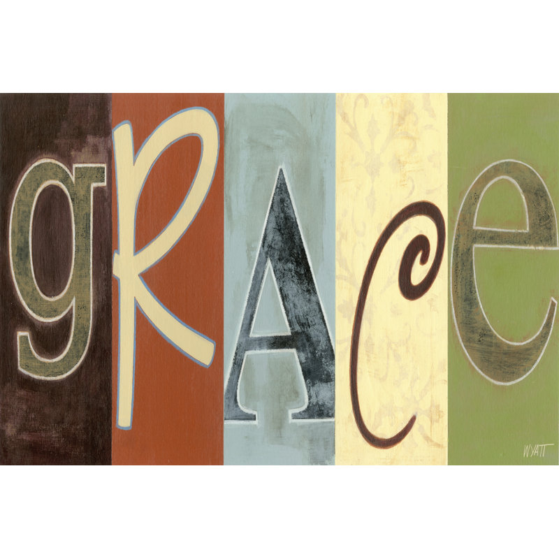 Grace Panel - Wrapped Canvas Art Prints, 30cm H x 46cm W