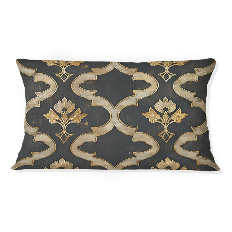 Coussin lombaire Glamour Quatrefoil II - Glam