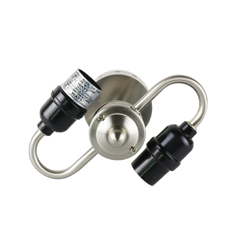 Pied de lampe Abiegail, Argent