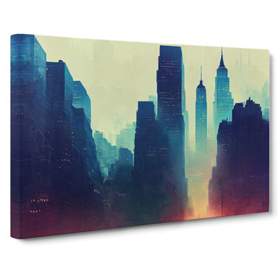 New York City Skyline Vol.2 - Wrapped Canvas Print