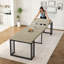 Table de salle à manger extensible de 23,62 à 118 po de longueur, table de salle à manger moderne extensible-1532850641