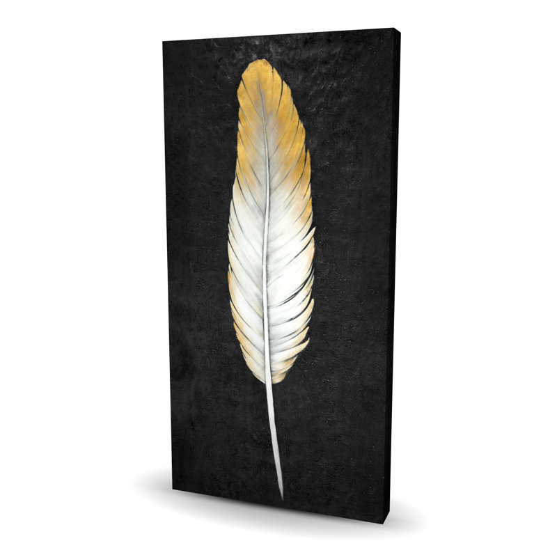 Golden Feather - White Animals Canvas for Home Decor