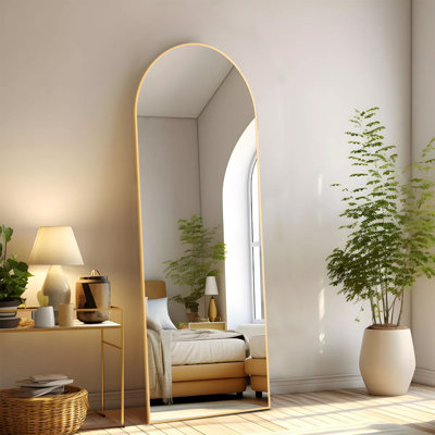 Miroirs muraux surdimensionnés arqués