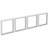 Wall-Mount Hutch Frosted Glass Door-106462764
