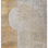 10' X 14' Gold And Ivory Geometric Washable Indoor Outdoor Area Rug