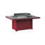 Donoma Rectangle High-Density Polyethylene (HDPE) Natural Gas Fire Pit Table-1698062654