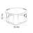 Simple double round coffee table-107205699