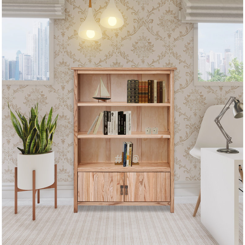 Jankowski 85cm W Standard Bookcase, (3 Shelves) 119cm H x 85cm W x 25cm D