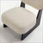 Fauteuil d'appoint en tissu Boucle - Coussin éponge haute densité 25D, pieds, chaise longue moderne pour le salon