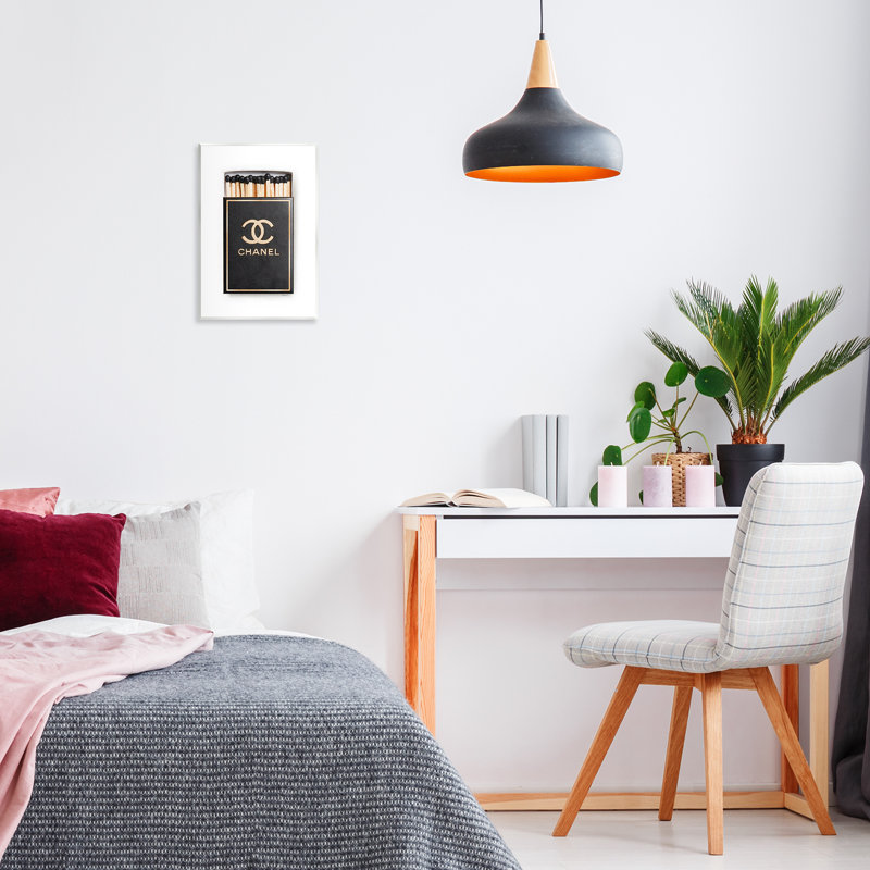 «Black Mod Fashion Matchs Wall Art» par Amanda Greenwood, H 15 po x l 10 po