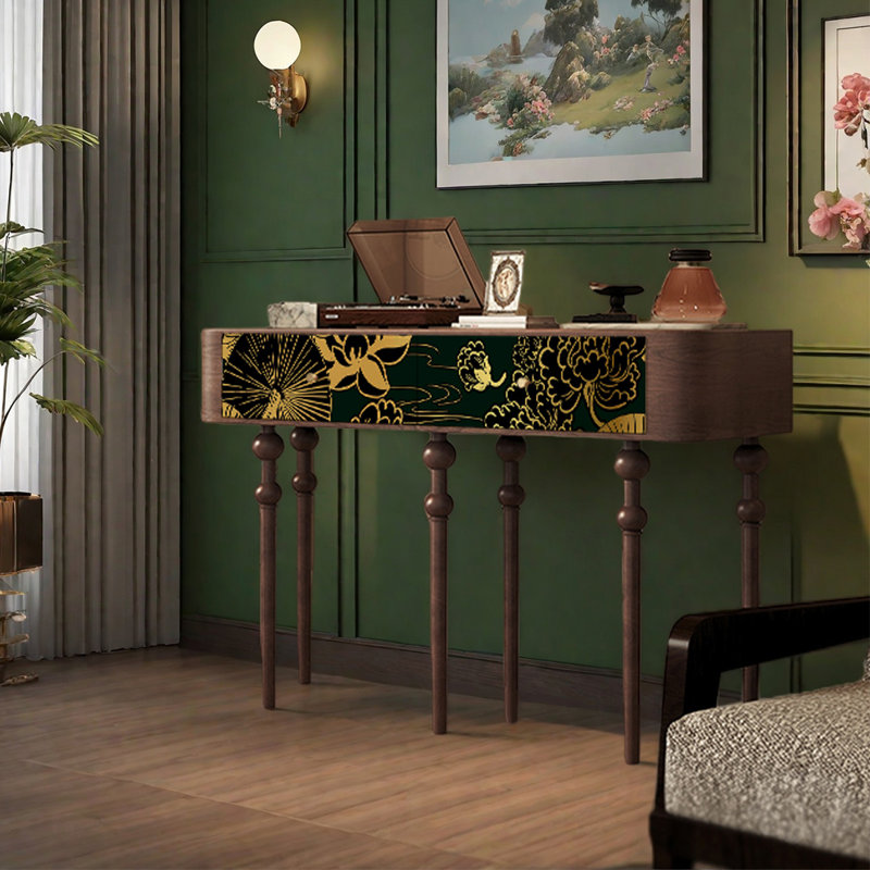 Console en bois de style français