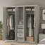 Allington 4 Door 4 Drawer Combi Fitment Wardrobe-120195049
