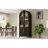 71" Tall Arched Kitchen Pantry Cabinet With Door Shelves, Farmhouse Kitchen Storage Cabinet With Open & Adjustable Shelves, Hidden Drawer & Glass Door, Cupboard For Kitchen, Dining Room-984804564