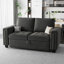 Canapé-lit modulaire en velours avec canapé-lit escamotable Shavera-1724960598