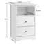 Devala 40cm W Manufactured Wood Bedside Table-91444104