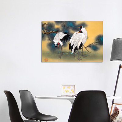 Morning Cranes - Painting on Canvas