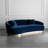 Simple Dark Blue Sofa 82.6'' Upholstered Sofa