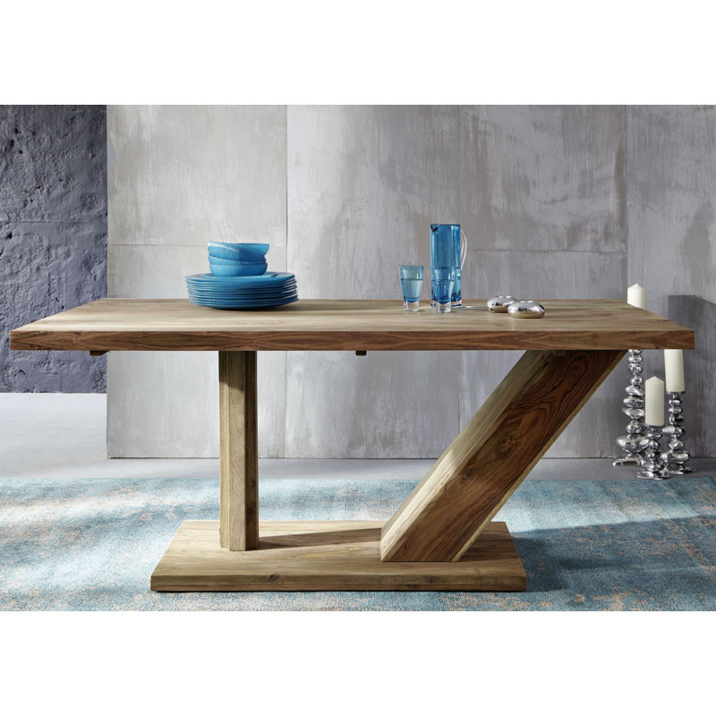 Buddha Solid Wood Dining Table, H76 x L180 x W90cm