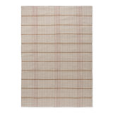 Zona Striped Area Rug in Brown/Beige/Red