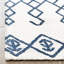 Tapis géométrique en coton tissé à la main Burrell Cedar Brook-22261207