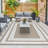 Bordered Design Outdoor Mats Plastic Straw Rug Outdoor Leisure Waterproof Carpet Garden Terrace Balcony Picnic Mat-1901024524-1884189900