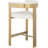 Romeo Hermi Vegan Leather Counter Stool-864766889-858767806