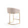 Lioba Upholstered Counter Stool with Metal Frame