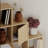 Anyila Corner Bookcase with Modular Cube Design Open and Concealed Shelves Push-to-Open Doors Modern Ladder-Style-1643021108