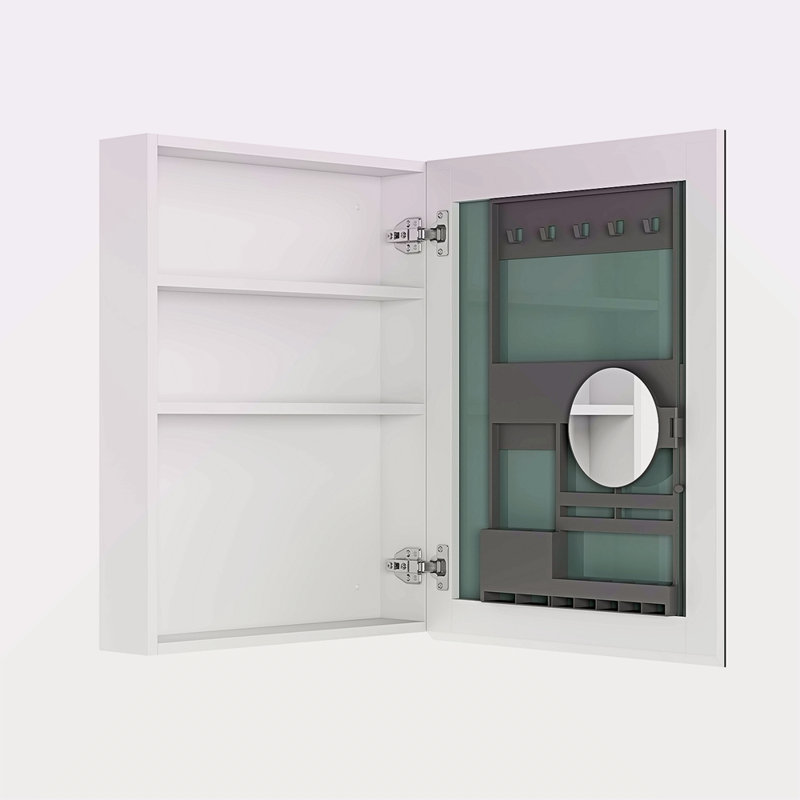 Armoire à pharmacie sans cadre Surface Mirror, H 4,9 po x l 26,1 po x P 20,1 po