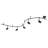 108'' 5 -Light Fixed Track Track Kit with Adjustable Head-1935577597