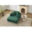 Chaise longue d'intérieur avec repose-pieds et coussins amovibles-862497297